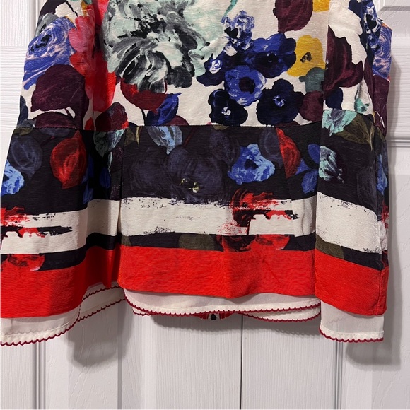 Anthropologie HD in Paris Elsie Tank Watercolor Size 8 - Picture 5 of 13